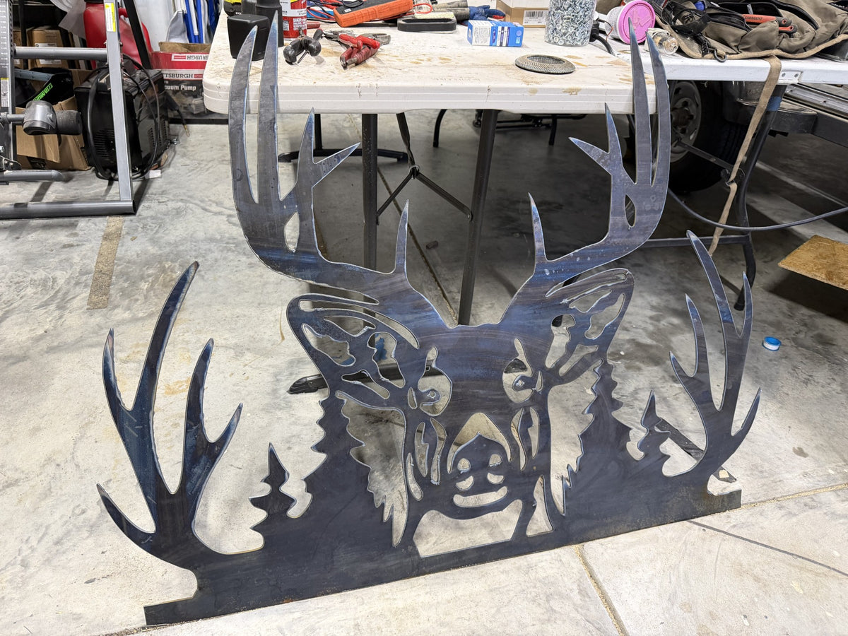 Buck Deer CNC files for Router and/or Plasma