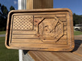American Flag Duck Catch All Tray (Free Shipping)
